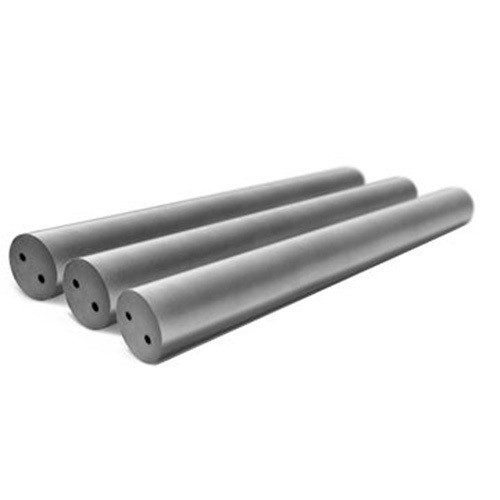 Tungsten carbide rods blank with two straight holes