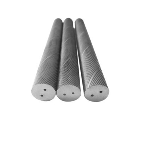 Tungsten carbide rods blank with two straight holes