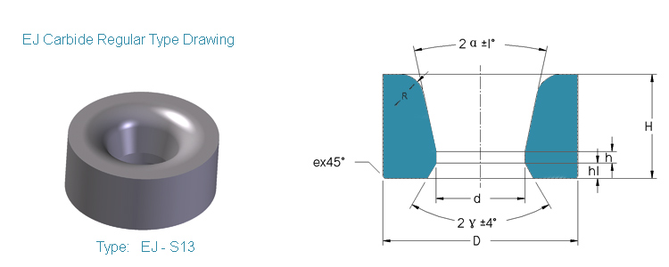 tungsten carbide dies nib for wire drawing dies