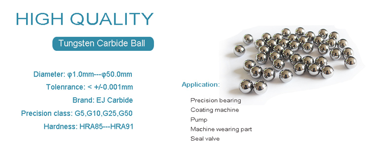 Special tungsten carbide ball for punching hole