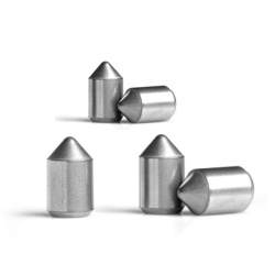 Tungsten carbide inserts for rotary percussion drills