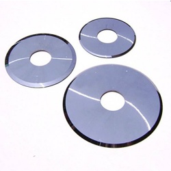 Tungsten carbide shearing cutter blades