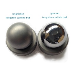 Tungsten seal valve ring and seal ball