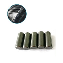 Carbide pin studs for rollers