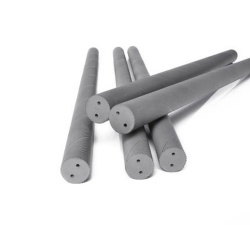 Tungsten carbide rods blank with two straight holes