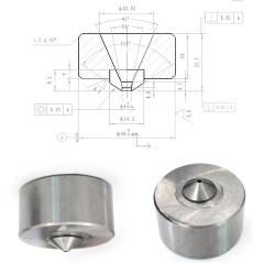 Tungsten carbide shaving dies with hole 2.0mm