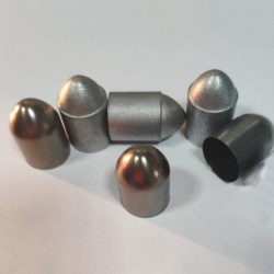 Tungsten carbide inserts for rotary percussion drills